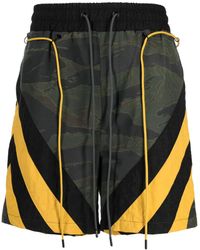 Mostly Heard Rarely Seen - Camouflage Striped Track Shorts - Lyst