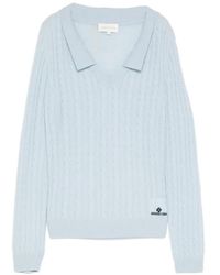ShuShu/Tong - Cable-Knit V-Neck Sweater - Lyst