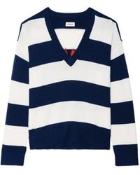 Zadig & Voltaire - Pull À Rayures - Lyst
