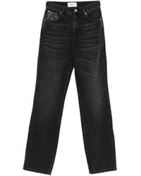 Marella - Jean À Poches En Cuir - Lyst