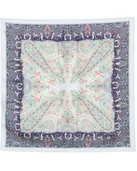 Etro - Paisley-Print Silk Scarf - Lyst