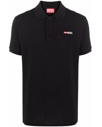DIESEL - T-Smith-Div Katoenen Poloshirt - Lyst