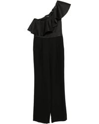 KARL LAGERFELD - One-Shoulder Jumpsuit - Lyst