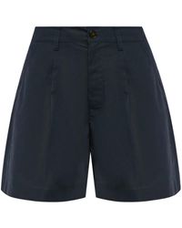 Woolrich - High Waist Shorts - Lyst