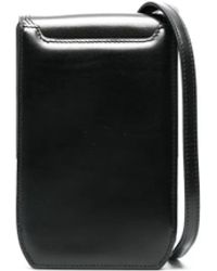Lemaire - Calepin レザーメッセンジャーバッグ S - Lyst