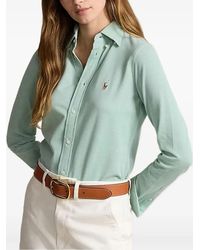 Polo Ralph Lauren - Button-Up Blouse Met Lange Mouwen - Lyst