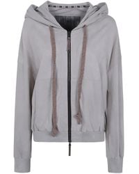 Ziggy Chen - Zip-Up Drawstring Hoodie - Lyst