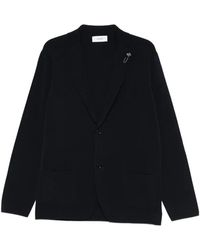 Lardini - Flower-Detail Pocketed Cardigan - Lyst
