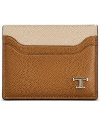 Tod's - Logo-Plaque Cardholder - Lyst