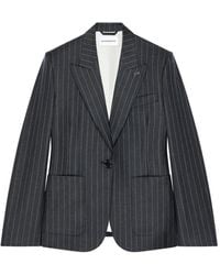 Givenchy - Pinstriped Peak-Lapel Blazer - Lyst