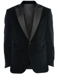Corneliani - Blazer Leader De Terciopelo Con Botones - Lyst