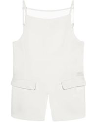 ARMANI EXCHANGE - Flap-Pocket Open-Back Top - Lyst
