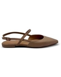 Pomme D ́Or - Braid-Detail Flat Pumps - Lyst