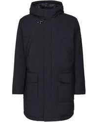 Fay - Padded Hooded Coat - Lyst