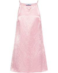 Prada - Satijnen Mini-jurk - Lyst