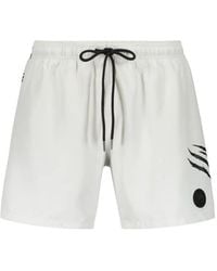 Philipp Plein - Logo-Patch Drawstring Swim Shorts - Lyst