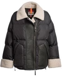 Parajumpers - Chyna Shearling-Trim Puffer Jacket - Lyst