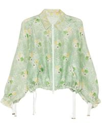Fendi - Organza Bomber Jacket - Lyst