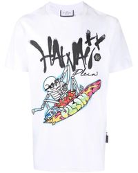 Philipp Plein - Hawaii Graphic-Print T-Shirt - Lyst