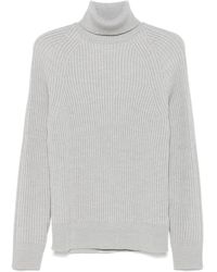 Zanone - Gerippter Strickpullover - Lyst