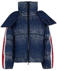 DSquared² - Crystal-Embellished Denim Jacket - Lyst