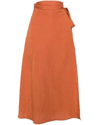 Voz - High-waisted Wrap Maxi Skirt - Lyst