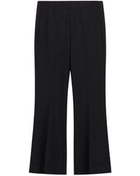 Liviana Conti - Pressed-Crease Flared Trousers - Lyst