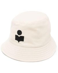 Isabel Marant - Sombrero de pescador Haley con logo bordado - Lyst