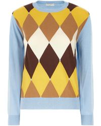 Ballantyne - Pullover mit Argyle-Intarsie - Lyst