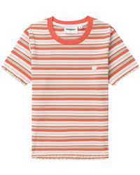 Chocoolate - Striped Ribbed-knit T-shirt - Lyst