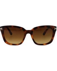 Tom Ford - Tortoiseshell Cat-Eye Sunglasses - Lyst