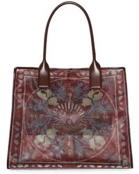 Ganni - Graphic-Print Mesh Tote Bag - Lyst