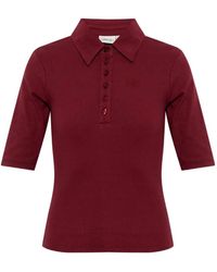 Gestuz - Gzdrew Ribbed-Knit Polo Shirt - Lyst
