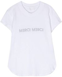 ..,merci - Logo-print Cotton T-shirt - Lyst