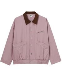 B+ AB - Corduroy-Collar Panelled Jacket - Lyst