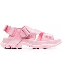 McQueen - Tread Flat Sandals - Lyst