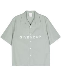 Givenchy - Logo-print Poplin Shirt - Lyst