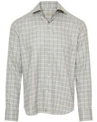 Sonrisa - Check-Pattern Long-Sleeve Shirt - Lyst