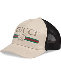 Gucci Baseballkappe mit -Print - Natur