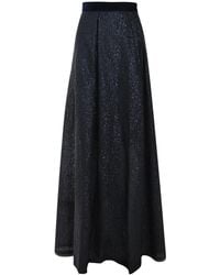 Talbot Runhof - Organza Maxi Skirt - Lyst