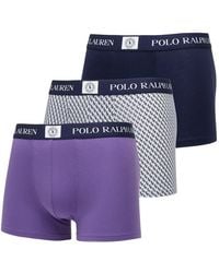 Polo Ralph Lauren - Logo-Detail Boxers (Set Of Three) - Lyst