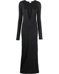Magda Butrym - Cut-Out Silk Maxi Dress - Lyst