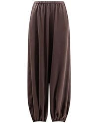 Alysi - Baloon Silk Trousers - Lyst