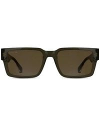 Lacoste - Tortoiseshell-Effect Rectangle-Frame Sunglasses - Lyst