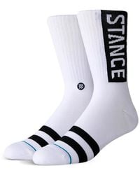 Stance - Logo-Detail Crew Socks - Lyst