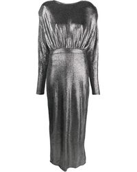 Gestuz - Robe Longue Eiragz À Effet Métallisé - Lyst