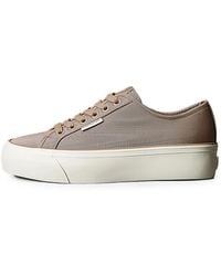 Calvin Klein - Moiré Comfort Logo-Patch Platform Sneakers - Lyst