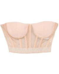 Elisabetta Franchi - Haut-Corset À Empiècements Transparents - Lyst