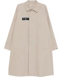 ROMEO HUNTE - Logo-Patch Coat - Lyst
