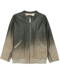 Arma - Ombre Zip-Front Leather Jacket - Lyst